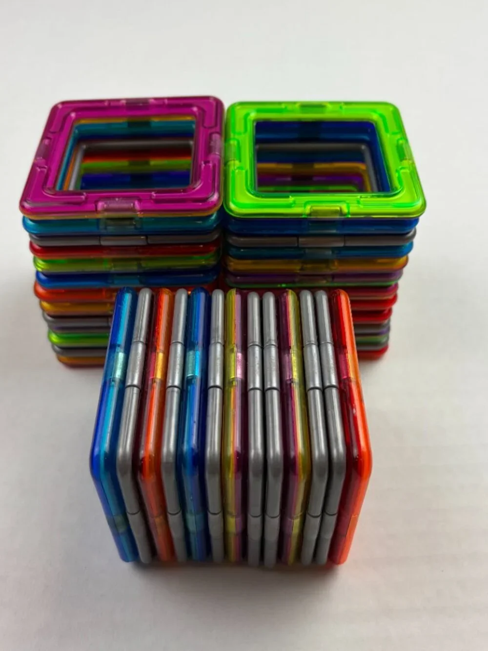 Magforms Magnetic Building Tiles 90 Various Shapes & Sizes STEM Learning